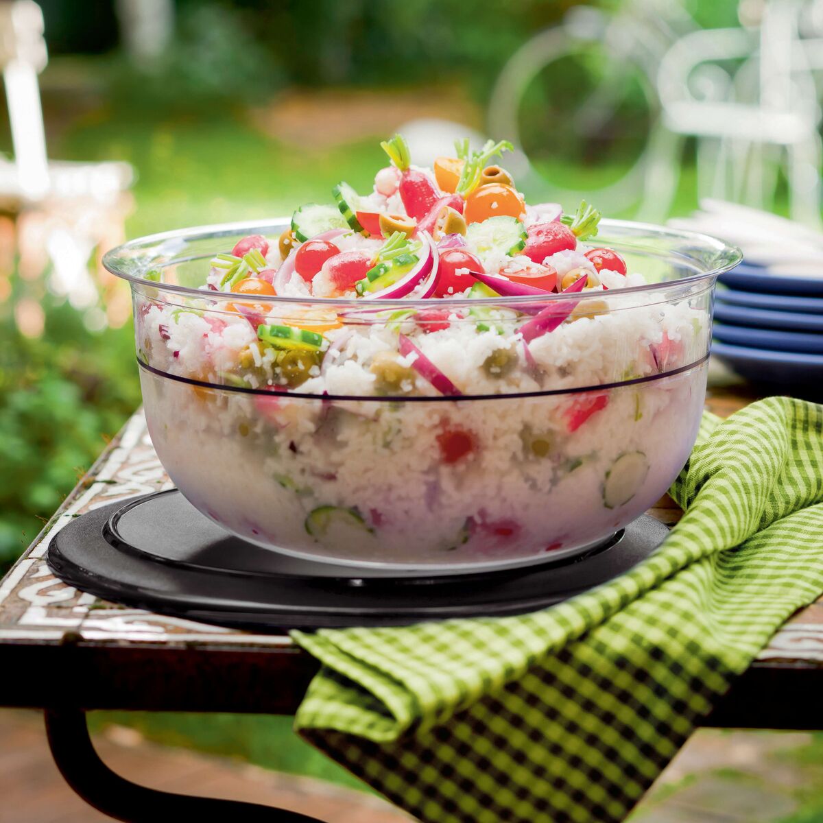 על השולחן קערת הגשה 6 ליטר