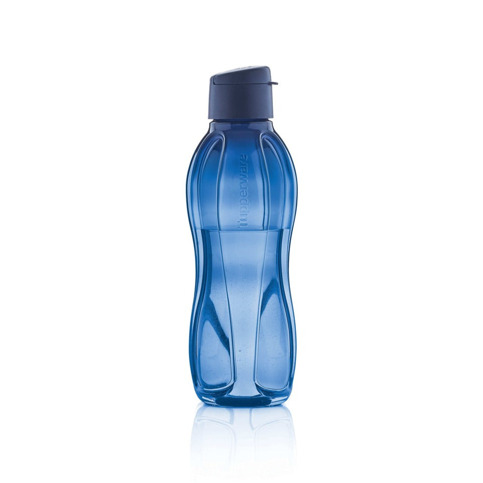 בקבוק אקולוגי 1 ליטר עם פיה - כחול (6806990192835)